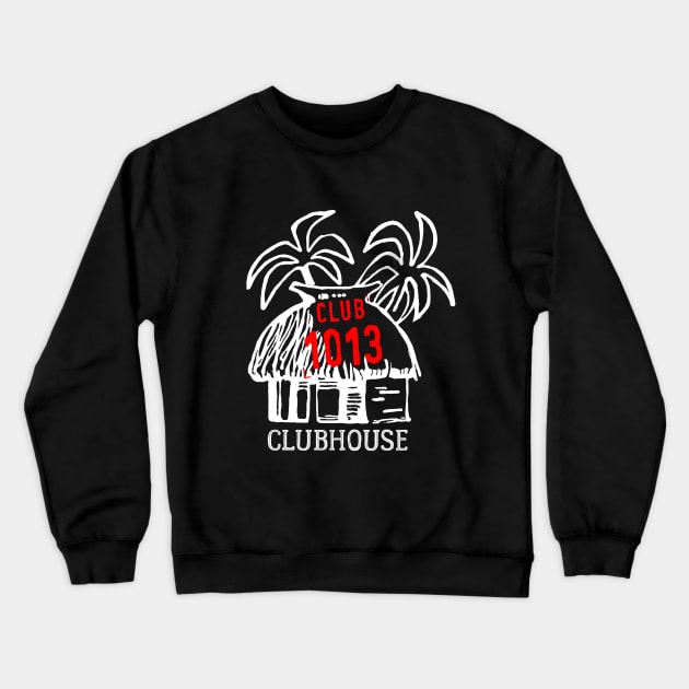 Club 1013 (Front ONLY) Clubhouse Crewneck Sweatshirt by Red Island